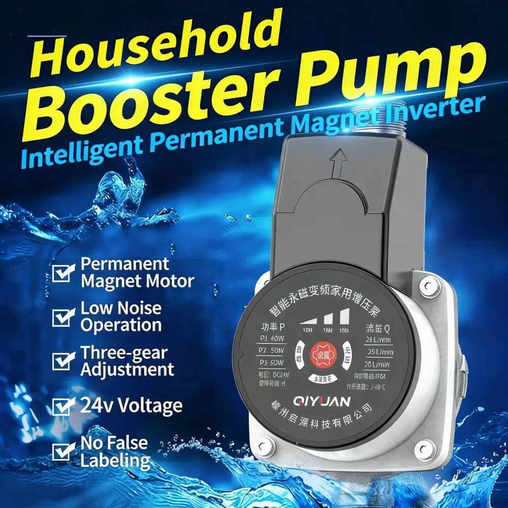 बुद्धिमान स्थायी चुंबक परिवर्तनीय आवृत्ति साइलेंट बूस्टर पंप